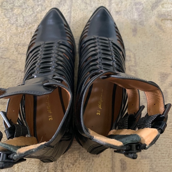 3.1 Phillip Lim PJ sandal black size 38 like new! Worn once. - Picture 7 of 10